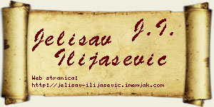 Jelisav Ilijašević vizit kartica